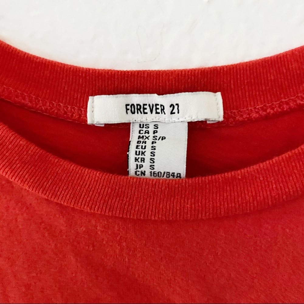 Forever 21 | Red Nashville Graphic Crew Neck Tee - Picture 3 of 4
